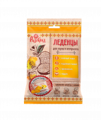Леденцы живичные «Радоград» в саше-пакете, с прополисом (лимон и мёд на сахаре) (10 шт)